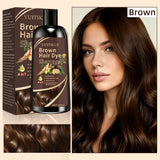 YUITIKUE Shampooing colorant pour cheveux bruns 100 ml