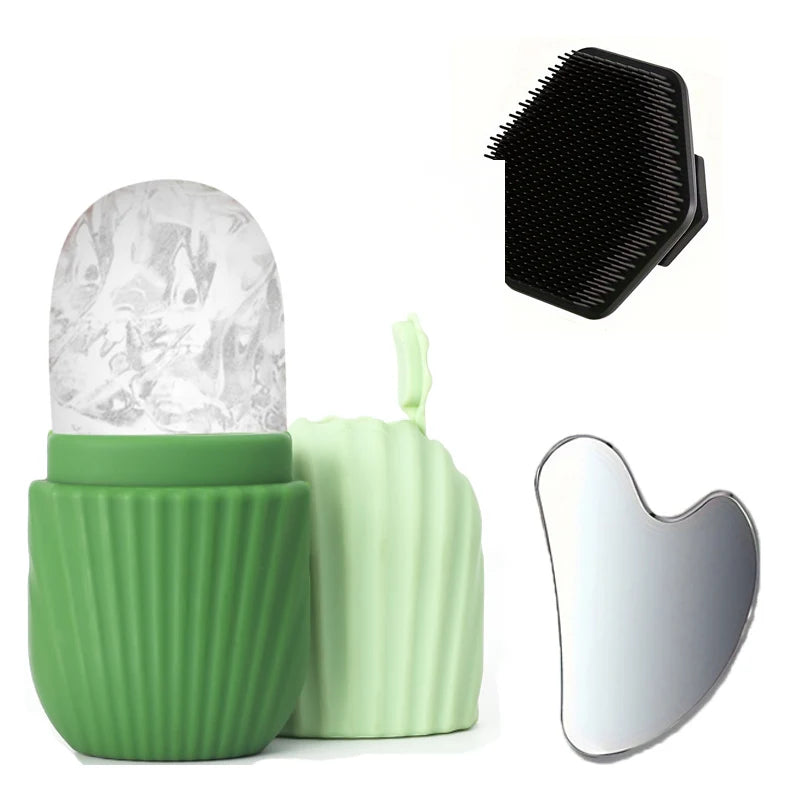 Rouleau de Glace Visage — Soin Raffermissant & Anti-Poches