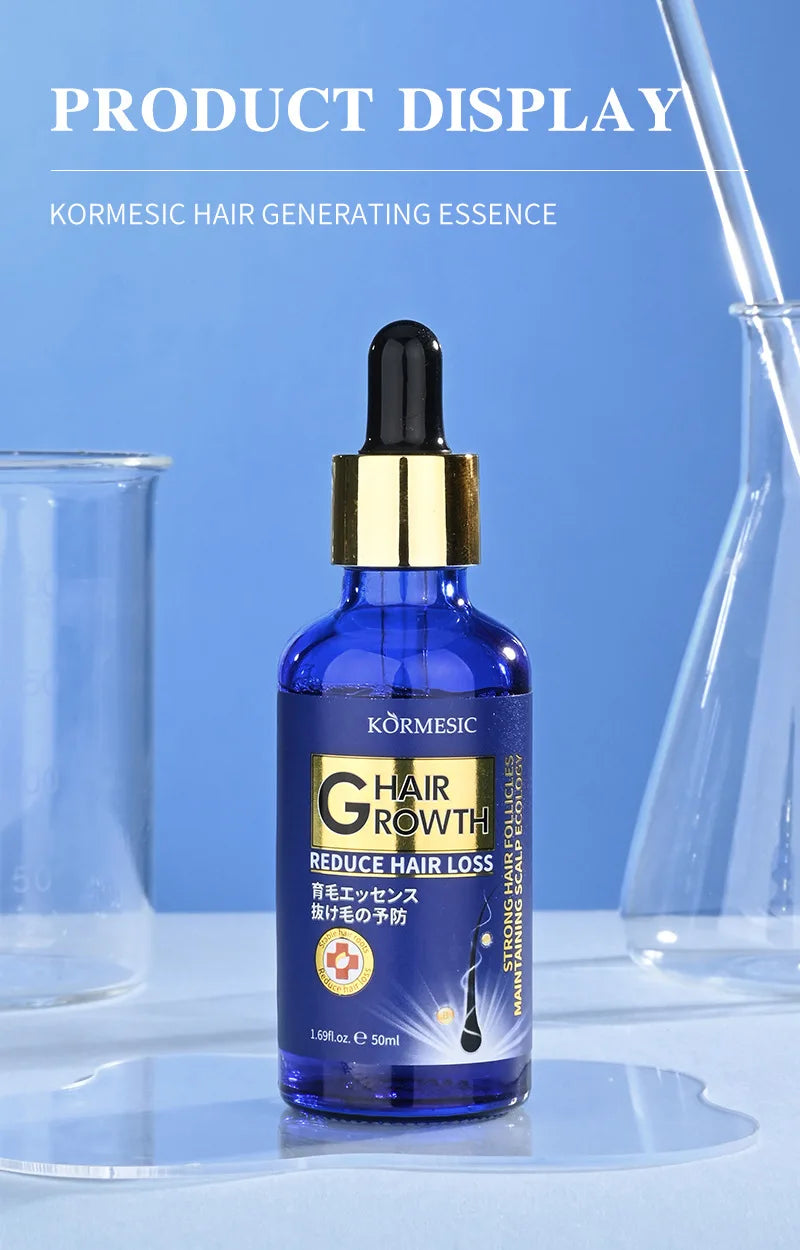 Sérum de Croissance Capillaire — Anti-Perte, Réparation & Massage Cuir Chevelu