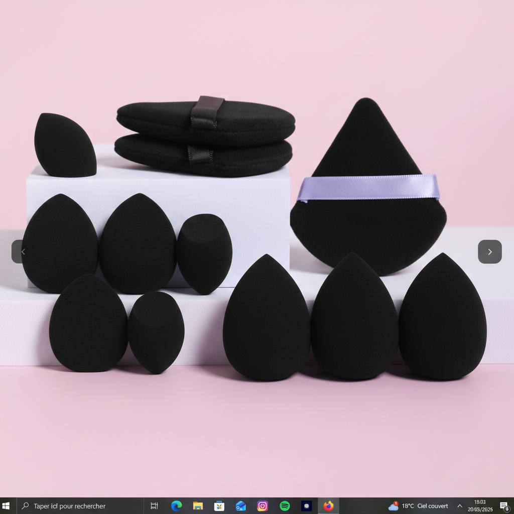 Éponges Noir