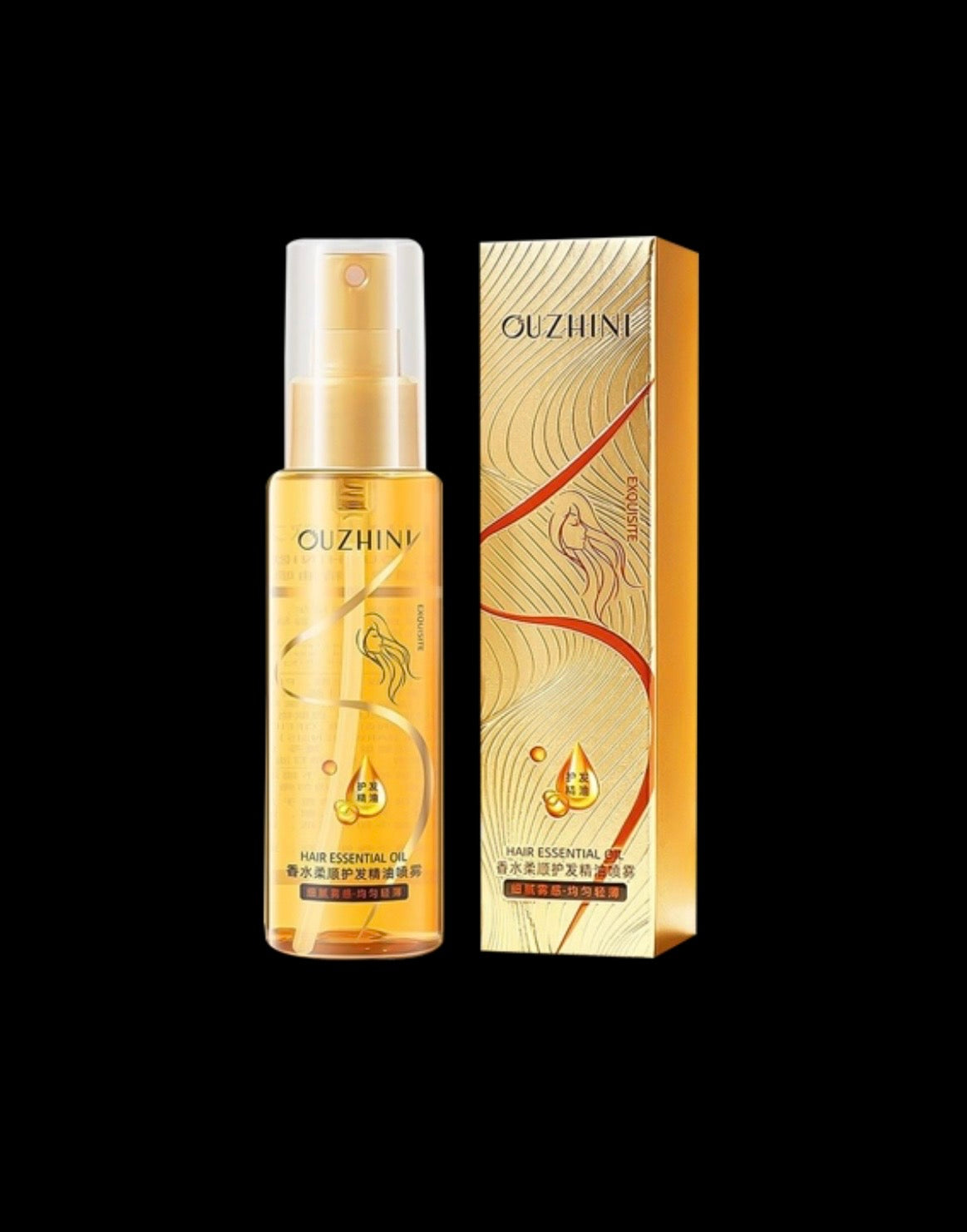 Spray Huile Essentielle Capillaire — Brillance, Réparation & Nutrition 100ml