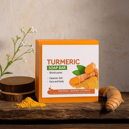 Savon Nettoyant Citron & Curcuma — Fait Main, 100g