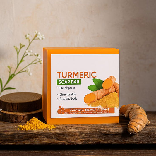 Savon Nettoyant Citron & Curcuma — Fait Main, 100g