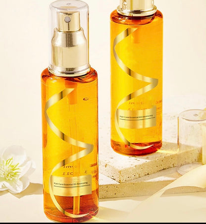 Spray Huile Essentielle Capillaire — Brillance, Réparation & Nutrition 100ml