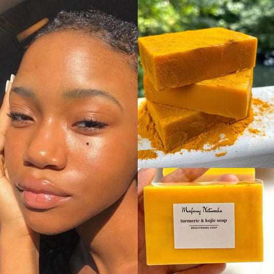 Savon Nettoyant Citron & Curcuma — Fait Main, 100g