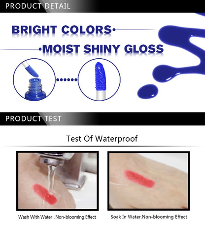 Brillant à Lèvres Velours Mat — Longue Durée & Waterproof