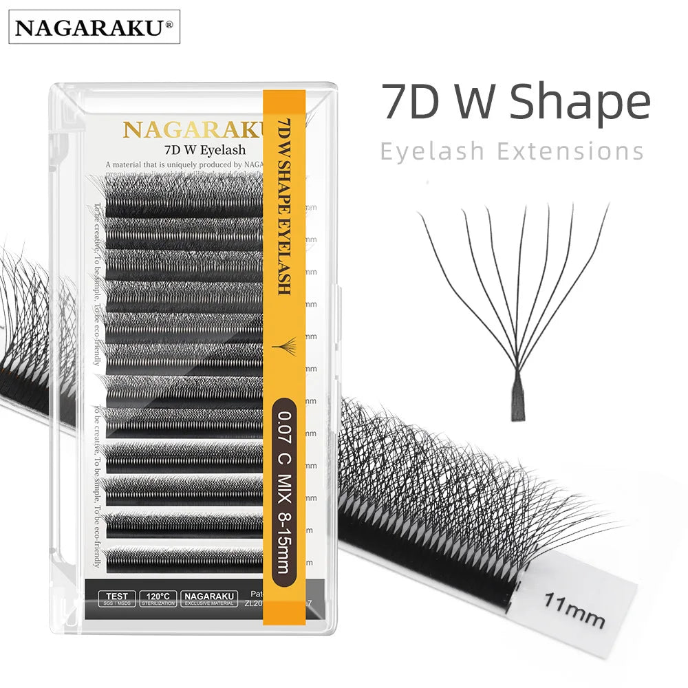 Faux Cils NAGARAKU 3D-8D — Volume Naturel & Regard Intense