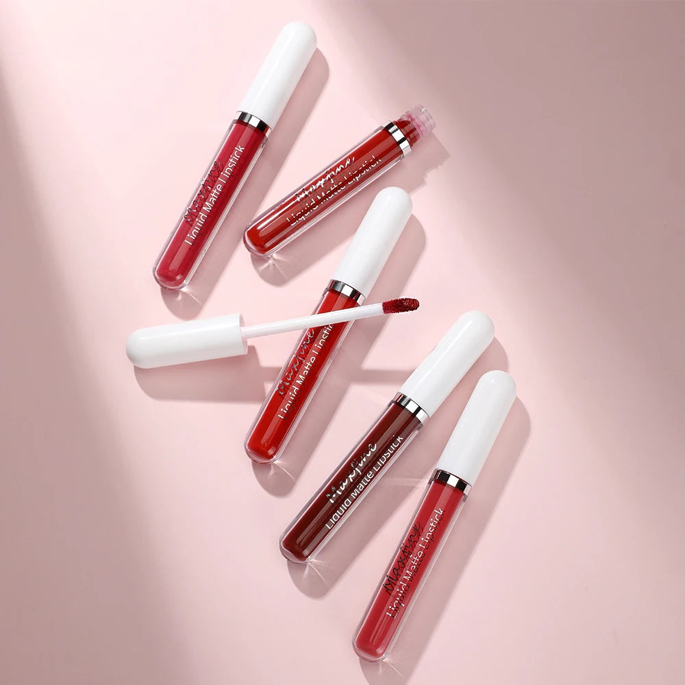 Rouge à Lèvres Velours Liquide — Longue Durée & Waterproof