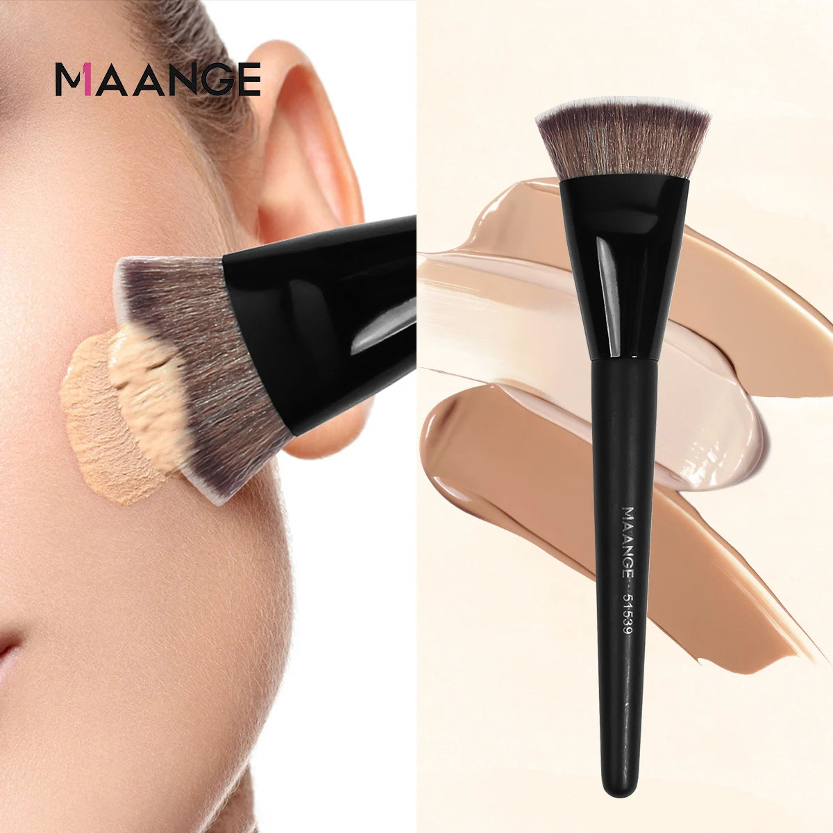Pinceau Fond de Teint Tête Plate — MAANGE