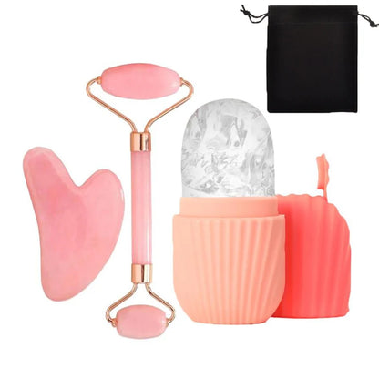 Rouleau de Glace Visage — Soin Raffermissant & Anti-Poches