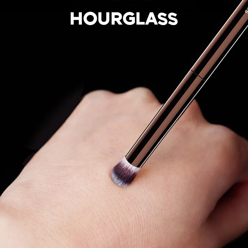 Pinceaux Maquillage Hourglass — Set Professionnel Visage & Yeux