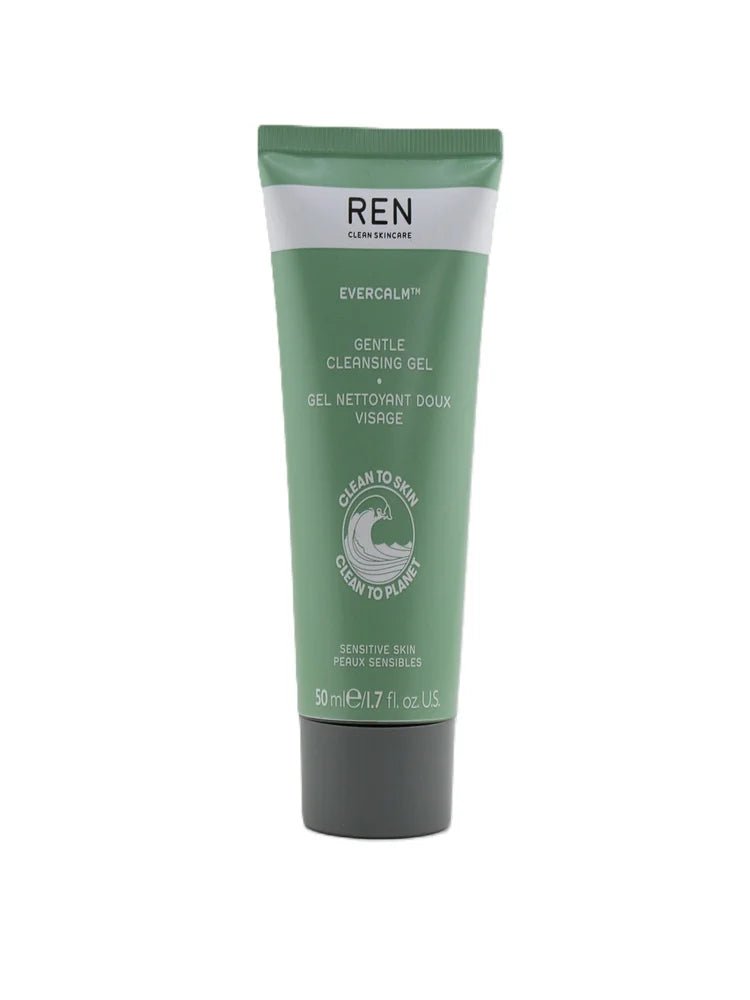 Gel Nettoyant Doux Evercalm REN - Soin Apaisant Peau Sensible 50ml