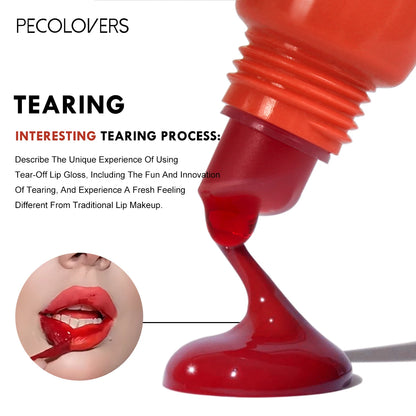 Gloss Peel-Off Teinté — Lèvres Brillantes & Hydratées