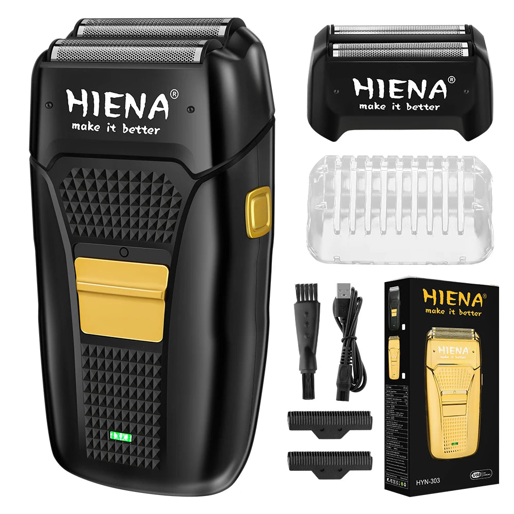 Hyena finition Machine électrique professionnelle tondeuses à cheveux électriques tondeuse à barbe Rechargeable hommes rasoir tondeuse à cheveux Kit