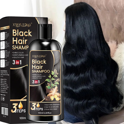Shampoing Traité de Couleur au Curcuma 3-en-1 — Formule Douce & Nourrissante