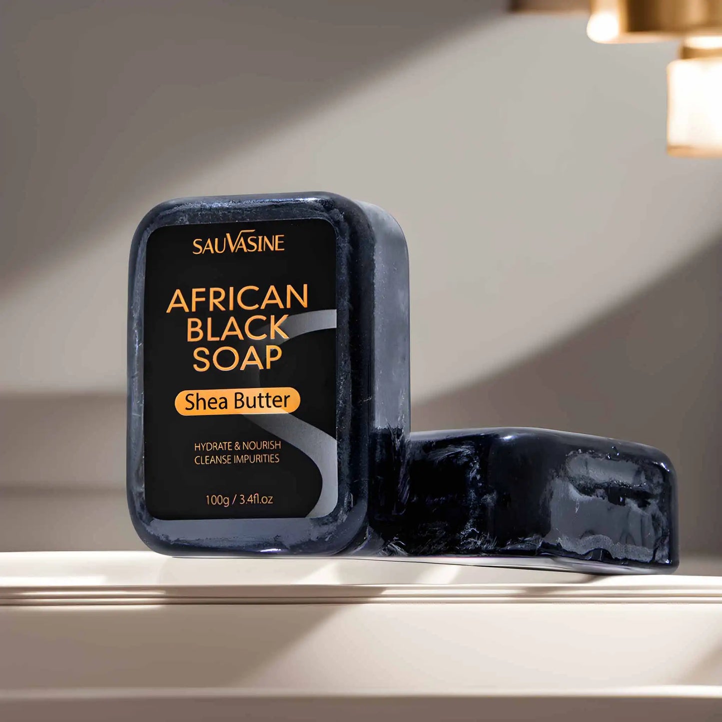 Savon Noir Africain Purifiant — African Black Soap 100g