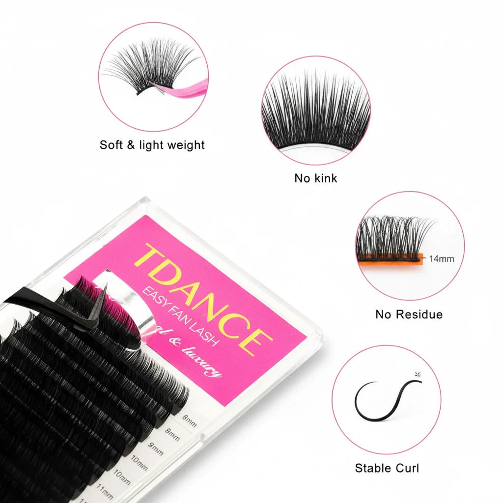 Faux Cils TDANCE — Volume Extrême & Tenue Longue Durée