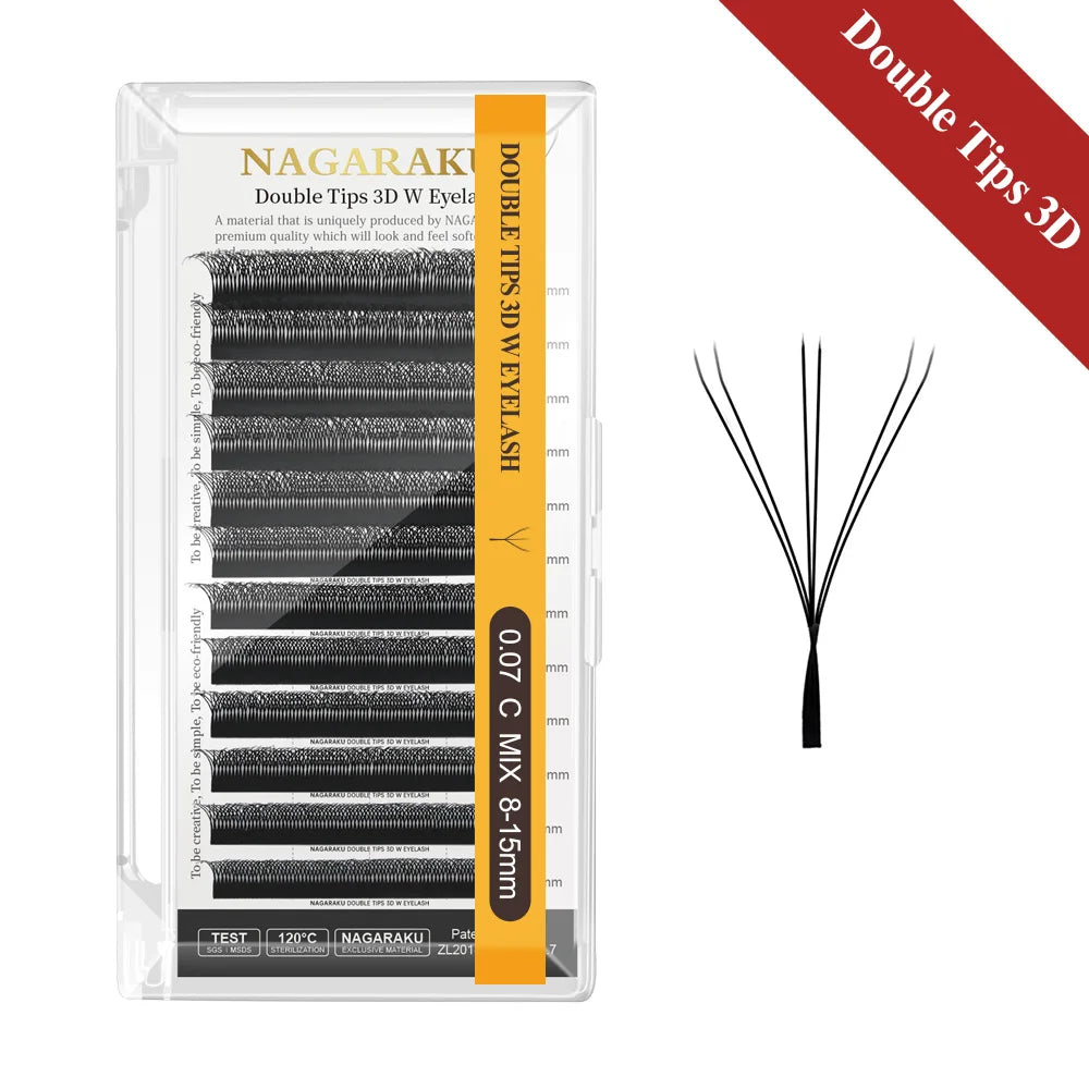 Faux Cils NAGARAKU 3D-8D — Volume Naturel & Regard Intense