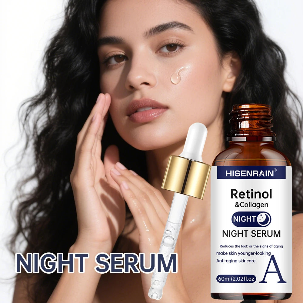 Sérum Visage Triple Action — Vitamine C, Rétinol & Acide Hyaluronique