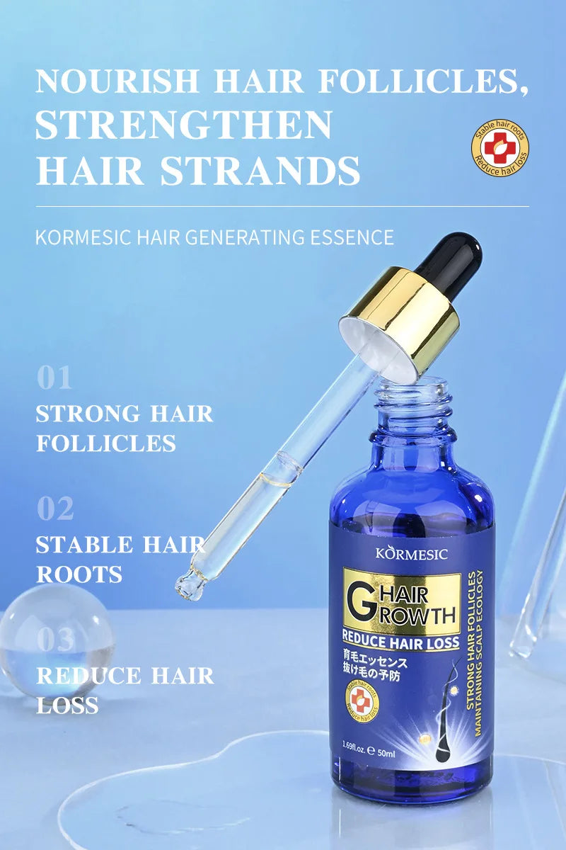 Sérum de Croissance Capillaire — Anti-Perte, Réparation & Massage Cuir Chevelu