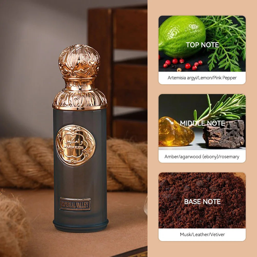 Lauren Emperor Valley — Oud Arabe Unisexe Longue Durée, Eau de Parfum 100ml