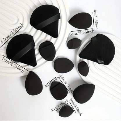 Ensemble Éponges Maquillage 12 Pièces — Œufs de Beauté & Houppettes