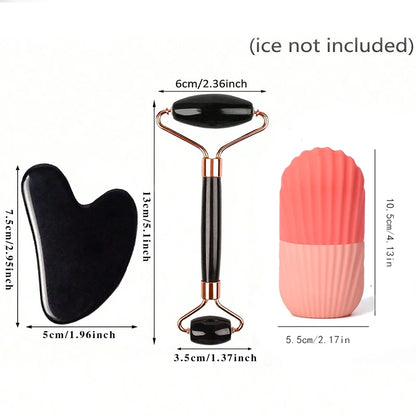 Rouleau de Glace Visage — Soin Raffermissant & Anti-Poches