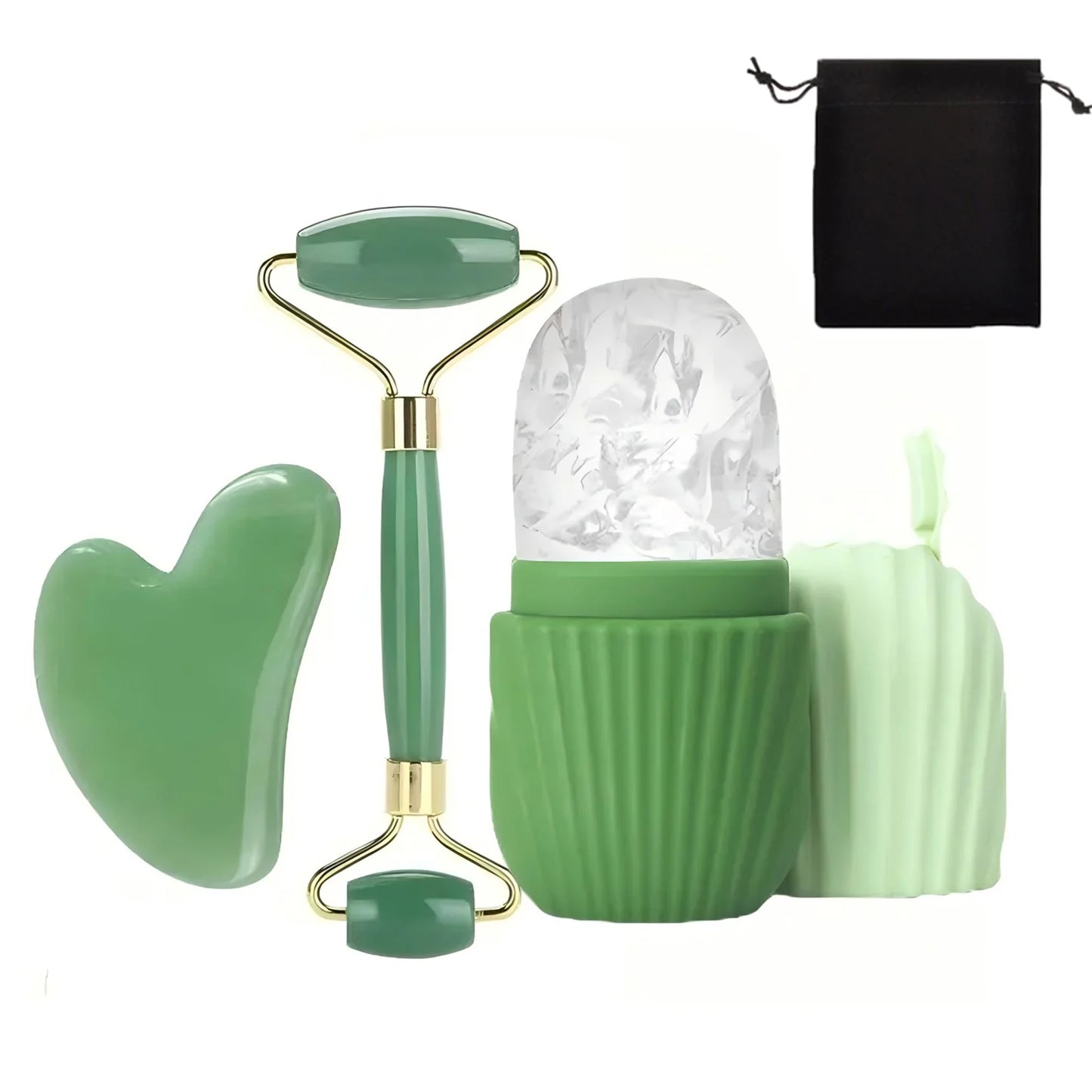 Rouleau de Glace Visage — Soin Raffermissant & Anti-Poches