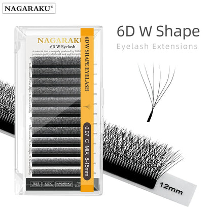 Faux Cils NAGARAKU 3D-8D — Volume Naturel & Regard Intense