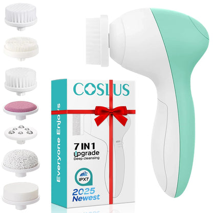 Brosse Nettoyante Électrique 5-en-1 — Massage & Nettoyage des Pores Visage