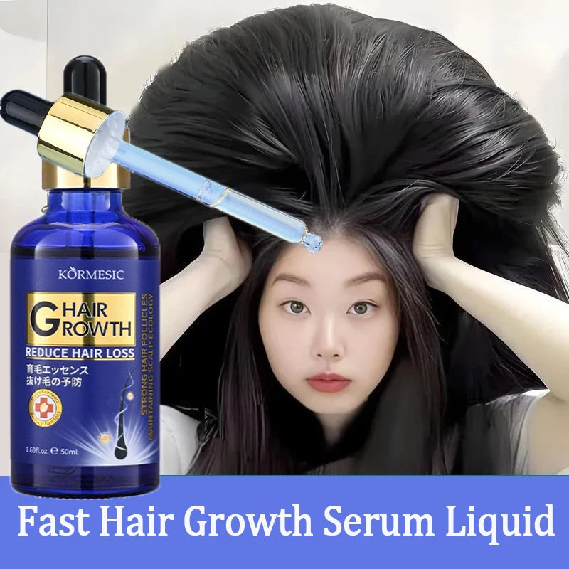 Sérum de Croissance Capillaire — Anti-Perte, Réparation & Massage Cuir Chevelu