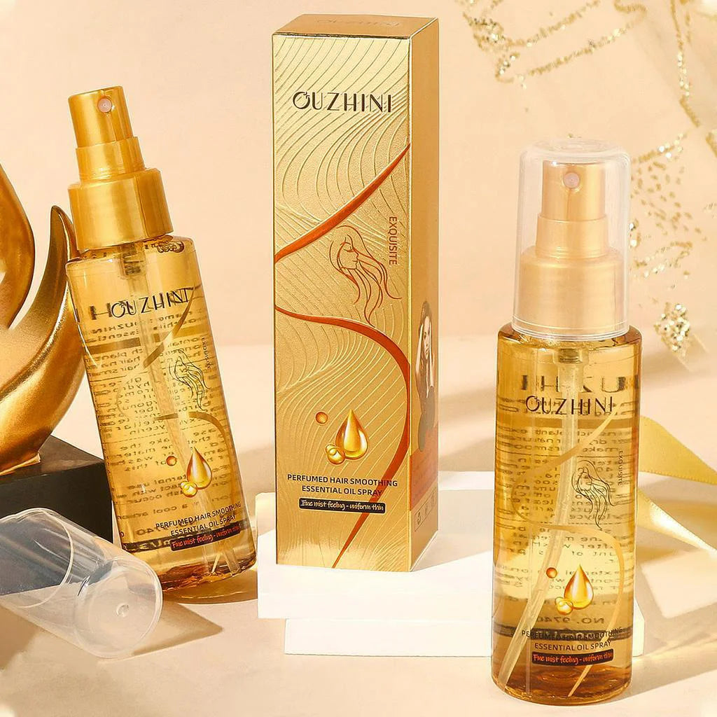 Spray Huile Essentielle Capillaire — Brillance, Réparation & Nutrition 100ml