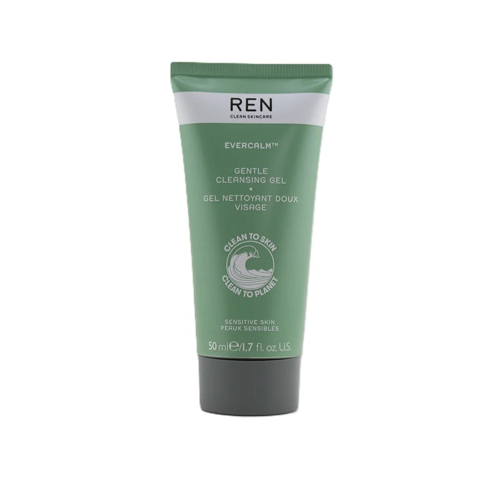 Gel Nettoyant Doux Evercalm REN - Soin Apaisant Peau Sensible 50ml