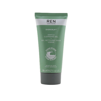 Gel Nettoyant Doux Evercalm REN - Soin Apaisant Peau Sensible 50ml