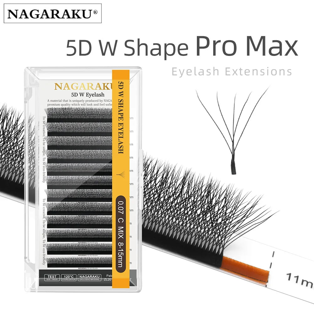 Faux Cils NAGARAKU 3D-8D — Volume Naturel & Regard Intense