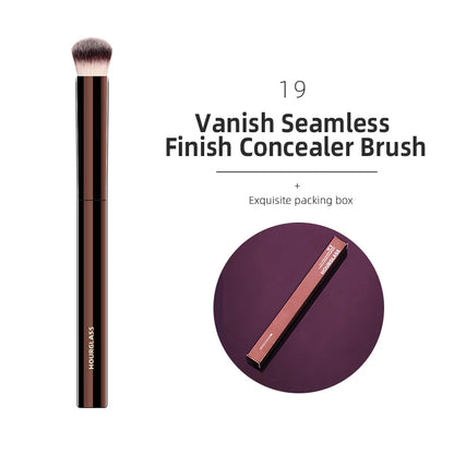 Pinceaux Maquillage Hourglass — Set Professionnel Visage & Yeux