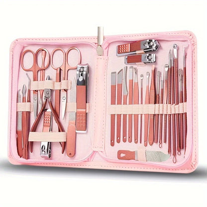 Kit Manucure Professionnel 30 Pièces — Acier Inoxydable