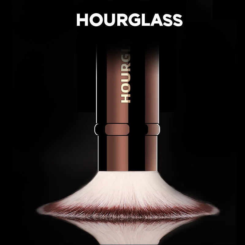 Pinceaux Maquillage Hourglass — Set Professionnel Visage & Yeux