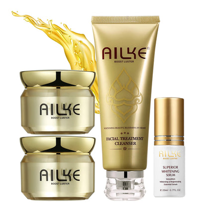 Ensemble Soins Visage Blanchissant — Glutathion & Niacinamide AILKE