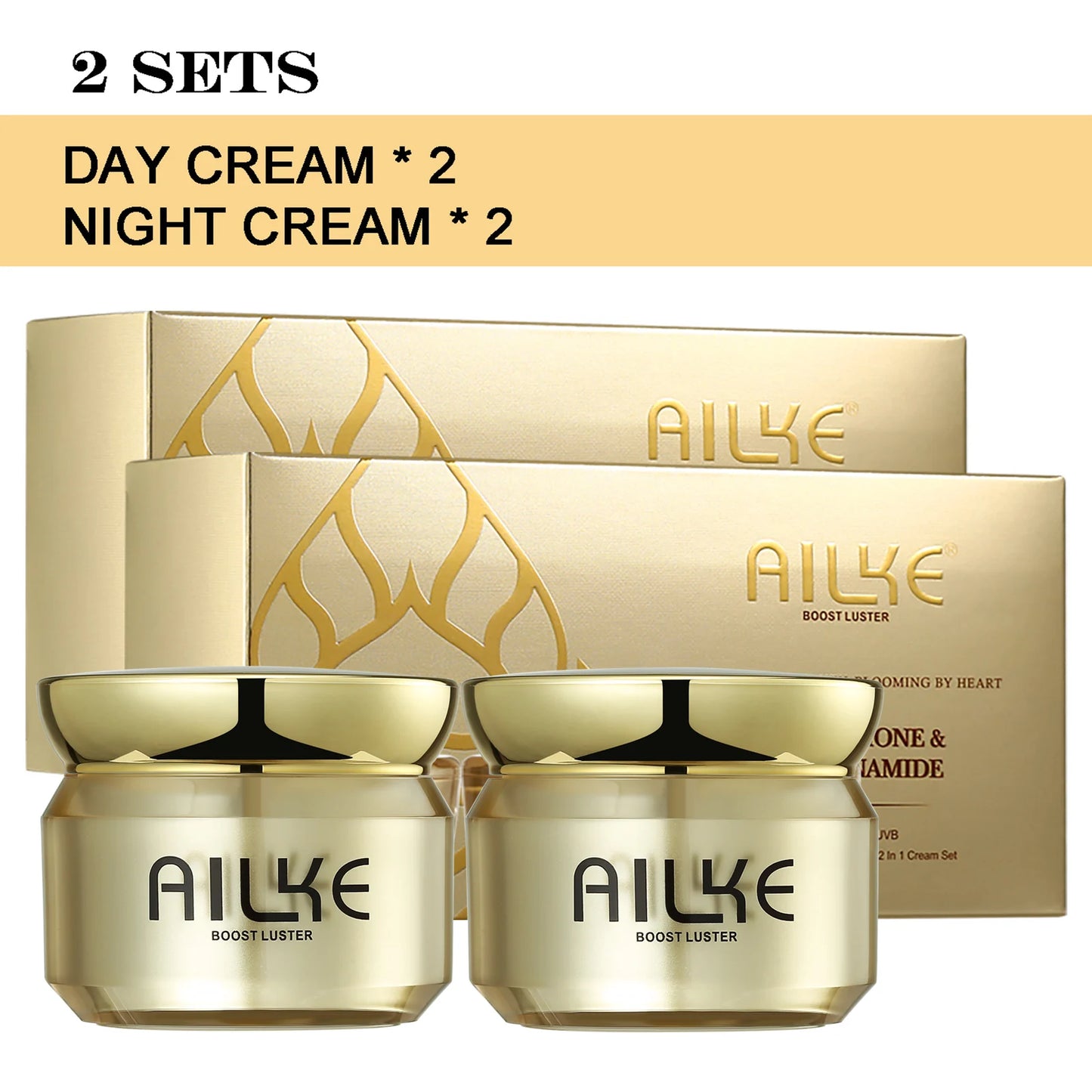 Ensemble Soins Visage Blanchissant — Glutathion & Niacinamide AILKE