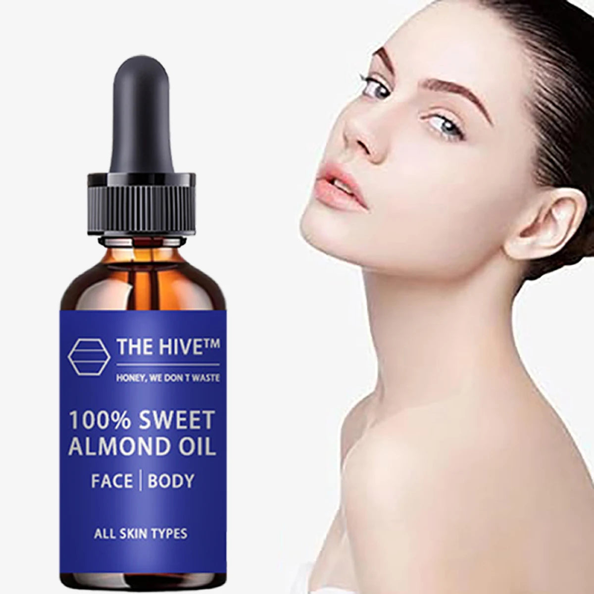 Huile d'amande douce sérum visage et corps 100% pure