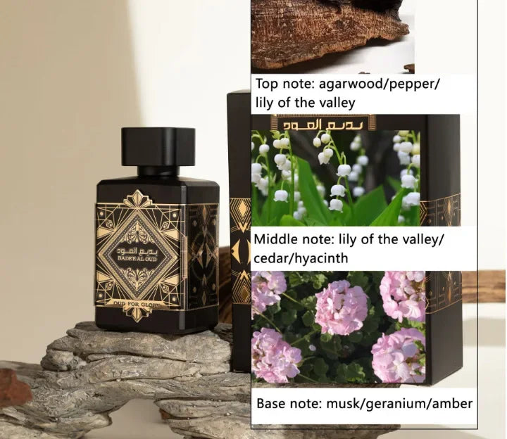 Parfum Arabe Bois de Santal 100ml — Phéromone Flirt, Cadeau Romantique