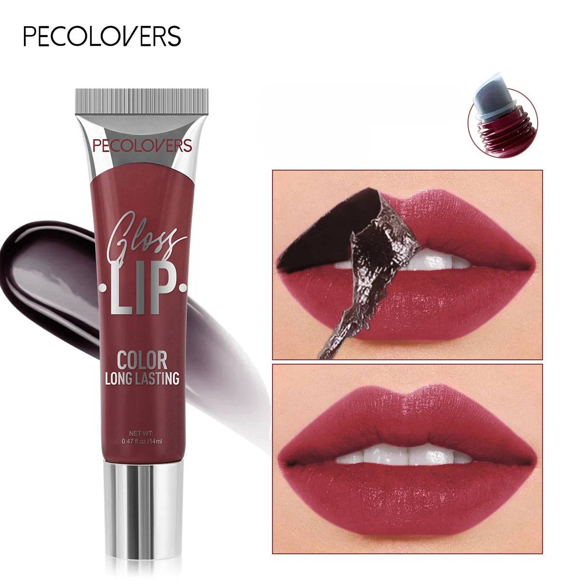 Gloss Peel-Off Teinté — Lèvres Brillantes & Hydratées