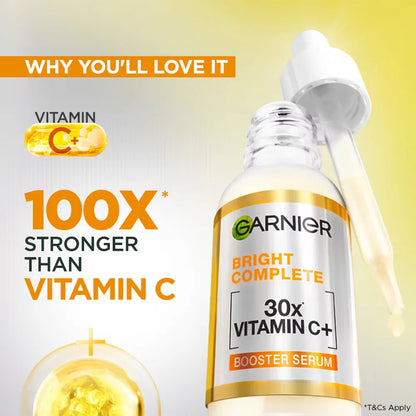 Sérum Visage Garnier Bright Complete Vitamine C – Booster Éclat & Teint Uniforme 30ml