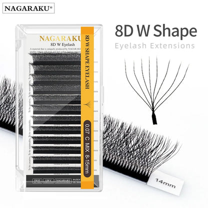 Faux Cils NAGARAKU 3D-8D — Volume Naturel & Regard Intense