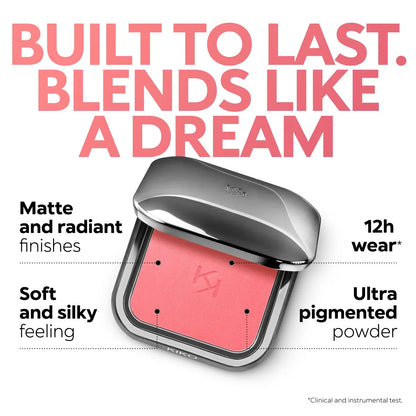 Blush Poudre KIKO Unlimited — Longue Tenue & Couleur Intense