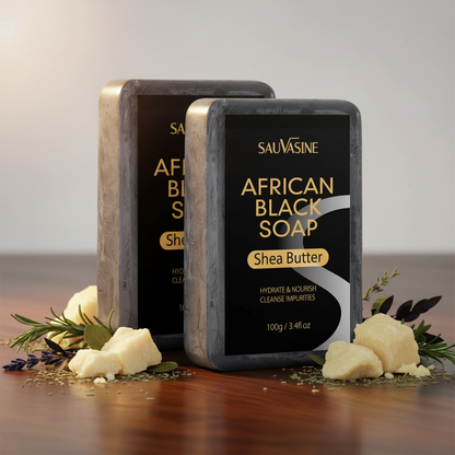 Savon Noir Africain Purifiant — African Black Soap 100g